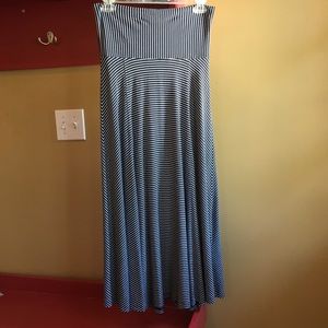 Gap maxi skirt or strapless dress